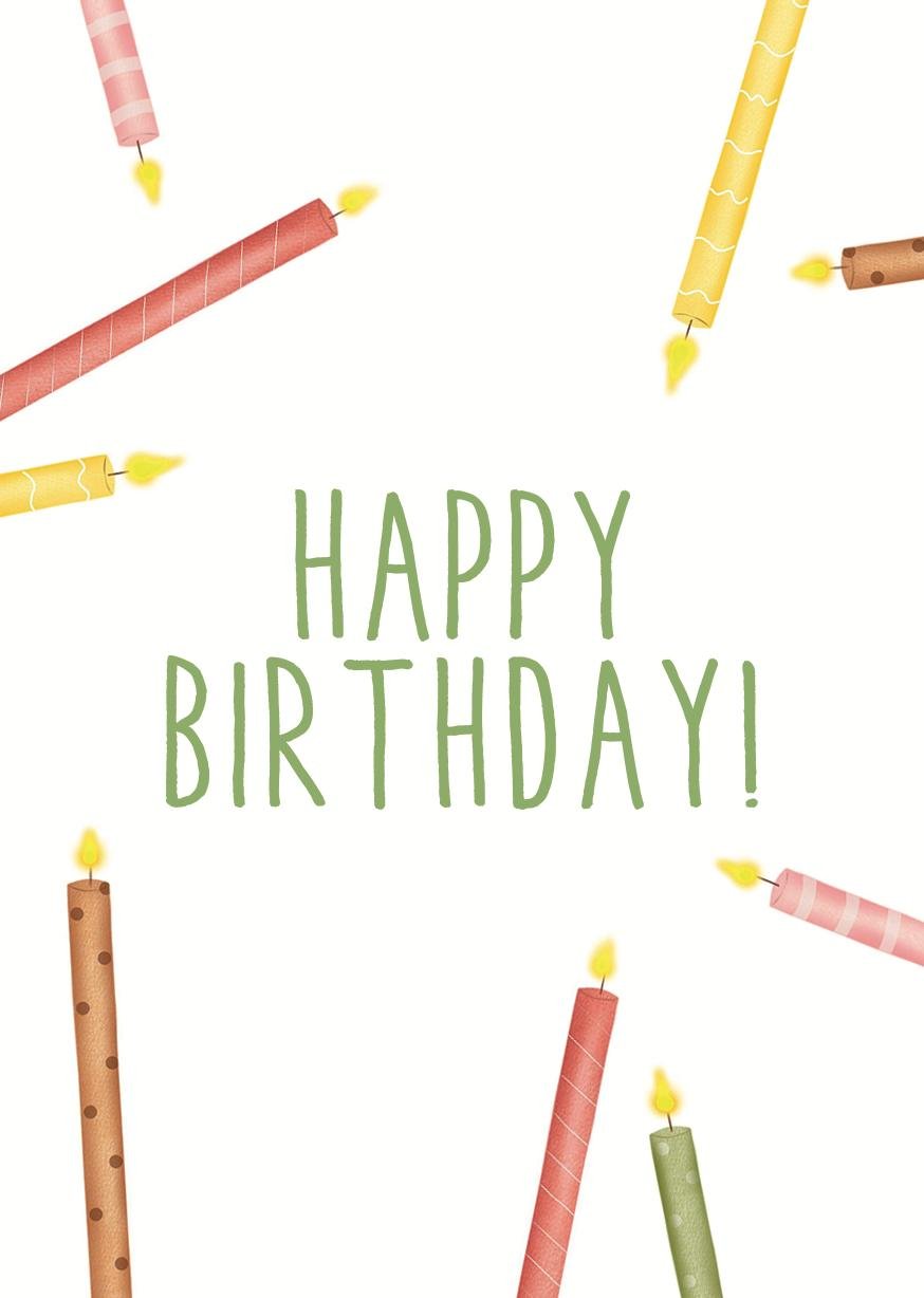 Happy Birthday Свічки