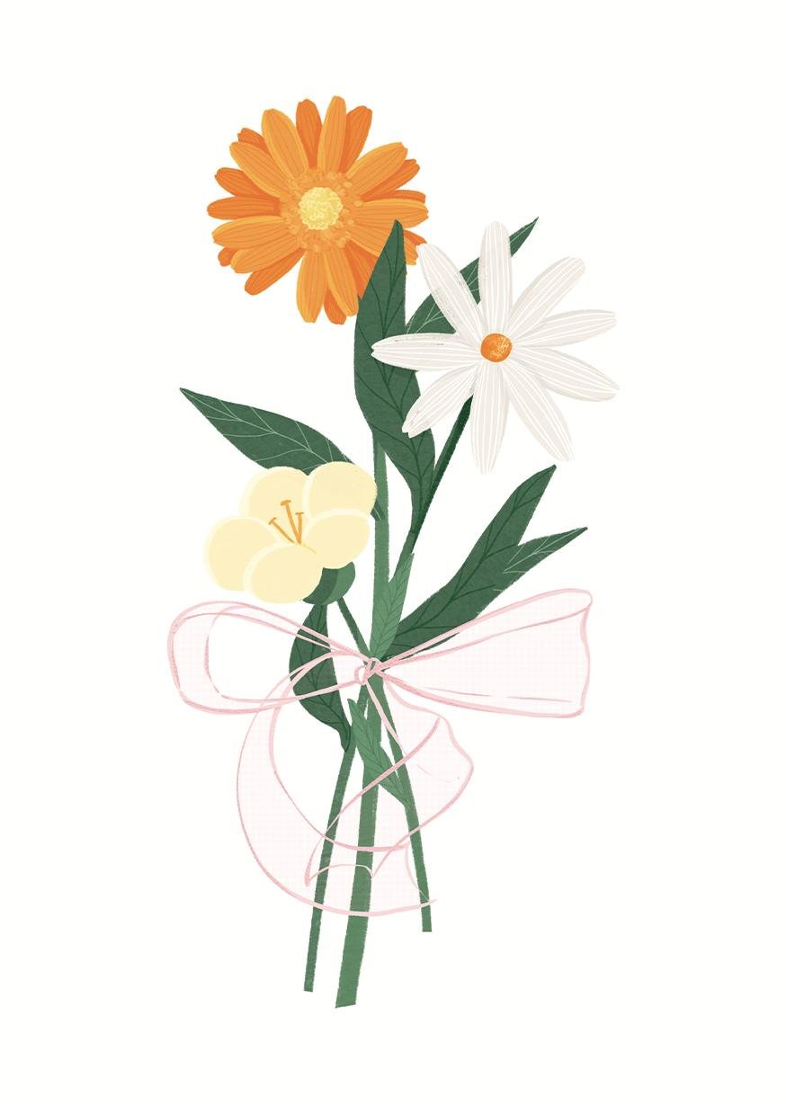 Листівка Ніжний букетик